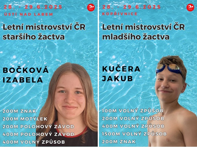 Letní mistrovství ČR mladšího / staršího žactva
